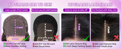 Curly Bob Wig Human Hair 5x5 Wear And Go Glueless Wigs Human Hair Pre Plucked Pre Cut Deep Wave Lace Front Closure Wigs For Black Women 200 Density Curly Wig Glueless Wear And Go Black 12 Inch