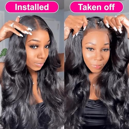 Glueless Wigs Human Hair Body Wave #1001