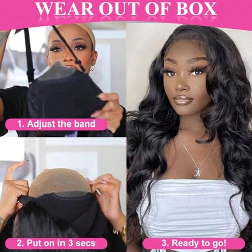 Glueless Wigs Human Hair Body Wave #1001