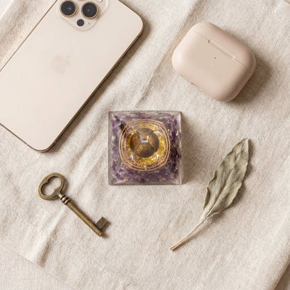 The Amethyst Pyramid — Place It Once. Sleep Through The Night.