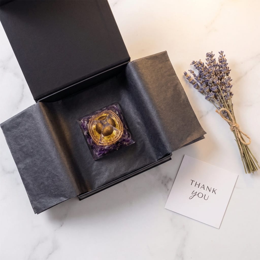 The Amethyst Pyramid — Place It Once. Sleep Through The Night.